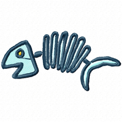 Fishes Embroidery Design 6
